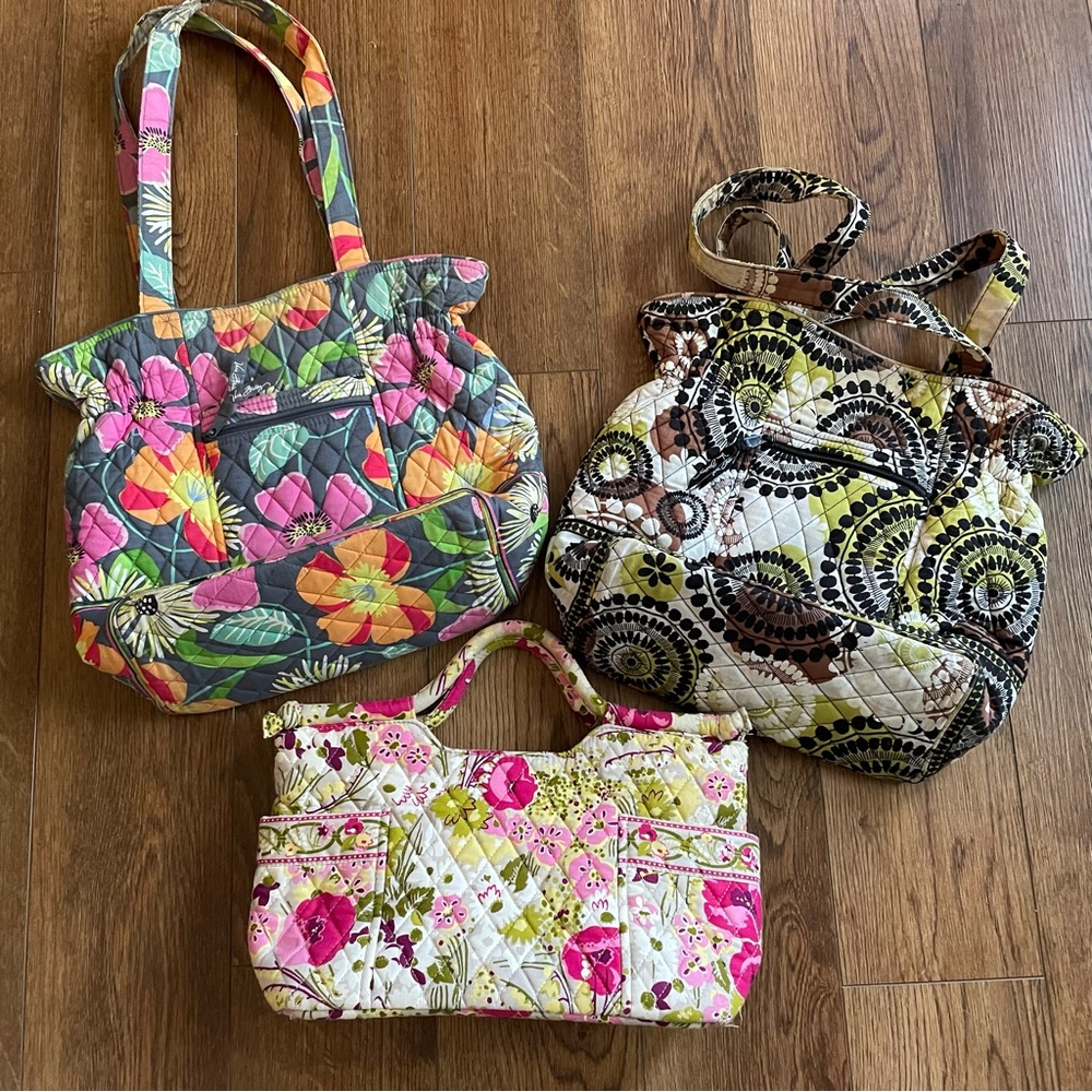 Lot of 3 Vera Bradley Purses